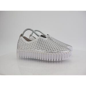 Ilse Jacobsen silver Perforated Loafers